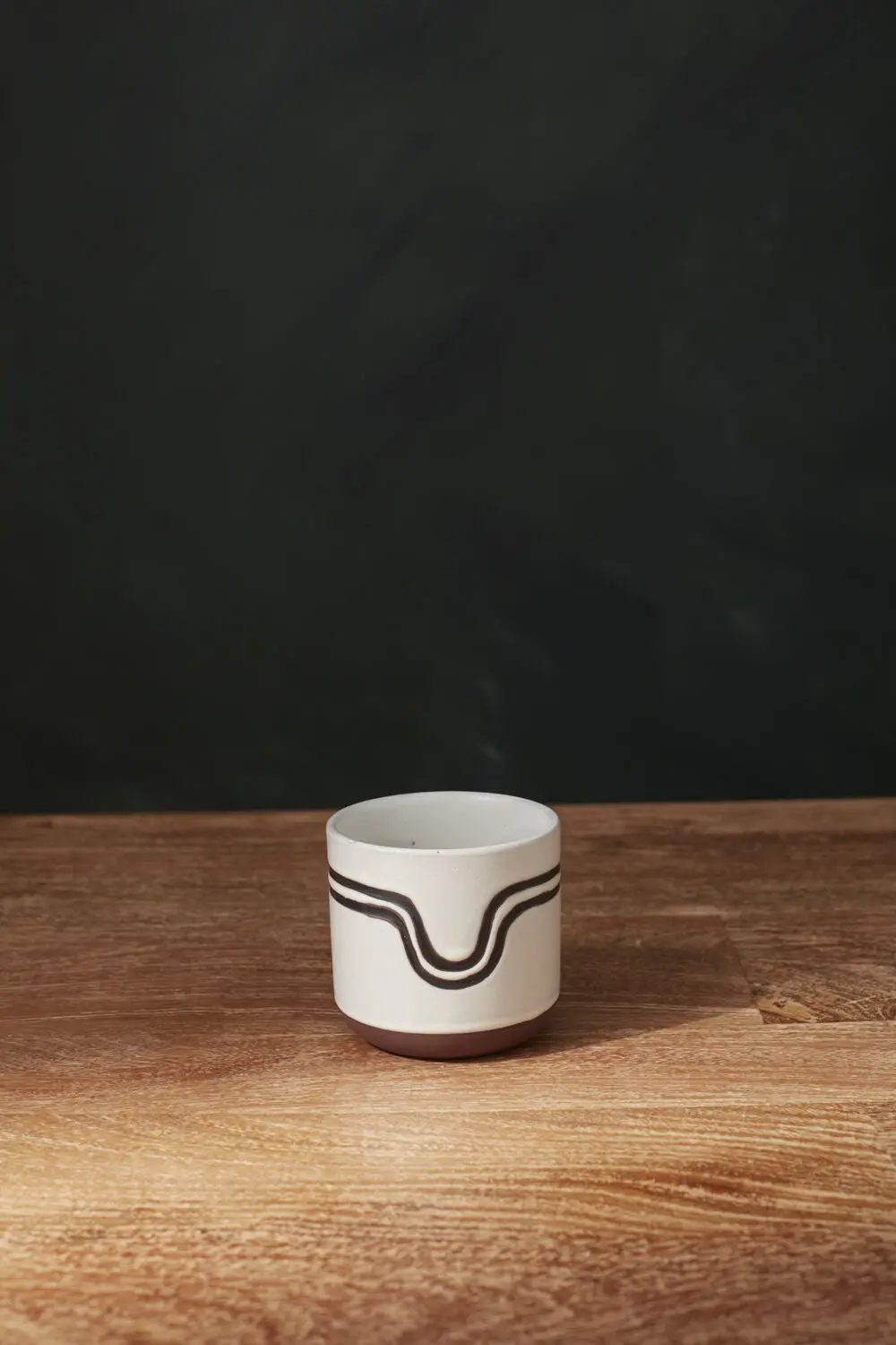 Off-White Lanquin Pot, 3" 1