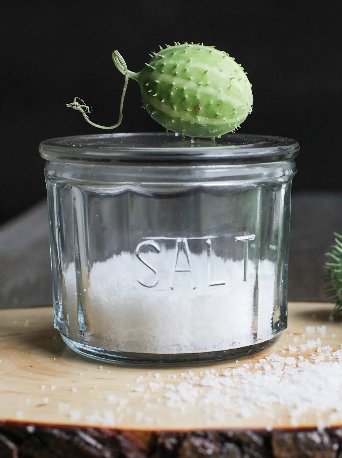 Pressed Glass Salt Cellar 1
