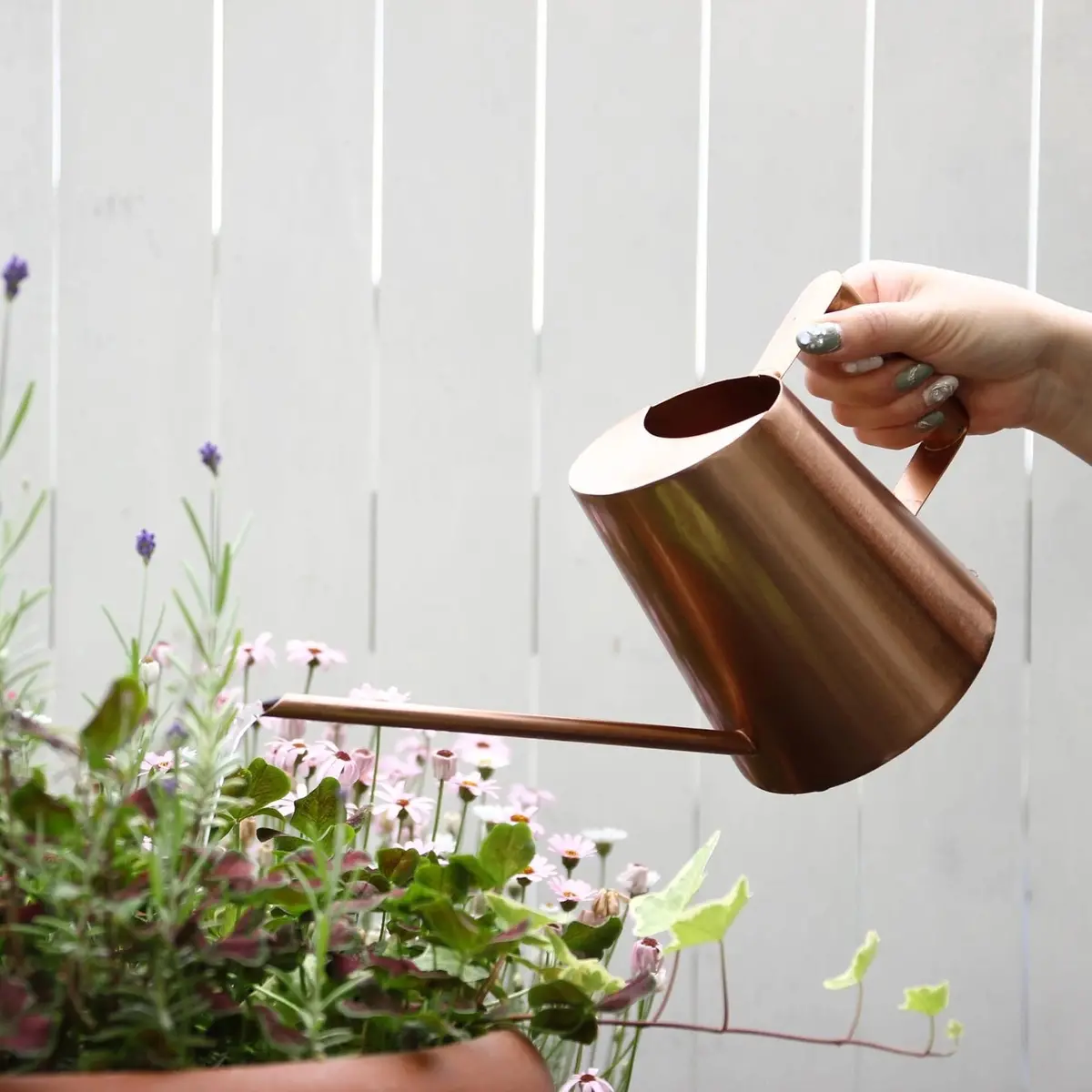 1.1L Copper Watering Can 1
