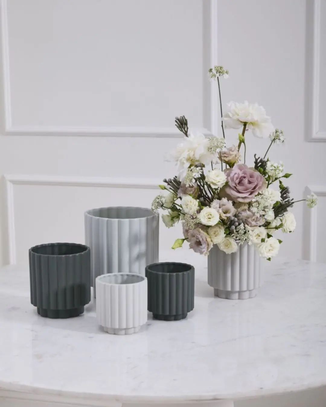 Carmen Pot, Light Blue 5" 1