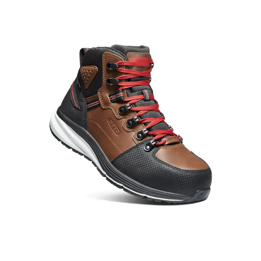 Men's Red Hook Waterproof Boot (Carbon Toe) | Tobacco/Black 3