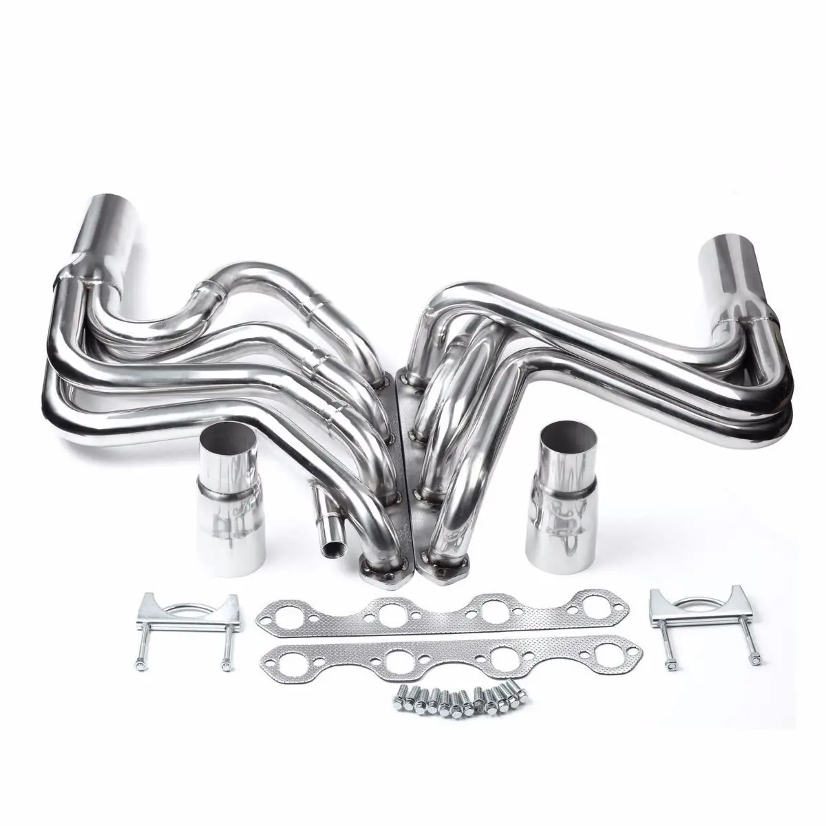 Manifold Exhaust Headers Fits For 1987-1996 Ford F150 F250 Bronco 5.8L V8 1