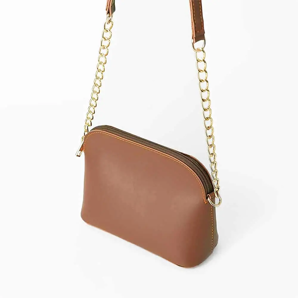 Pouch Size Shoulder Bag Brown 1