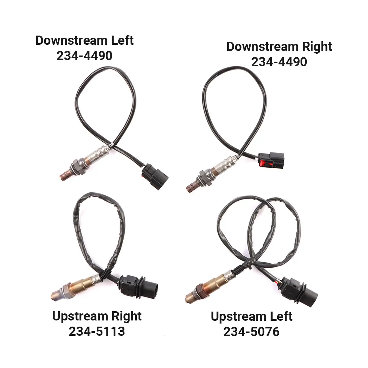 Daysyore 4Pcs Up+Downstream O2 Oxygen Sensor 234-5076 234-5113 234-4490 For 2011-2014 Ford F-150 3.5L Turbocharged 1