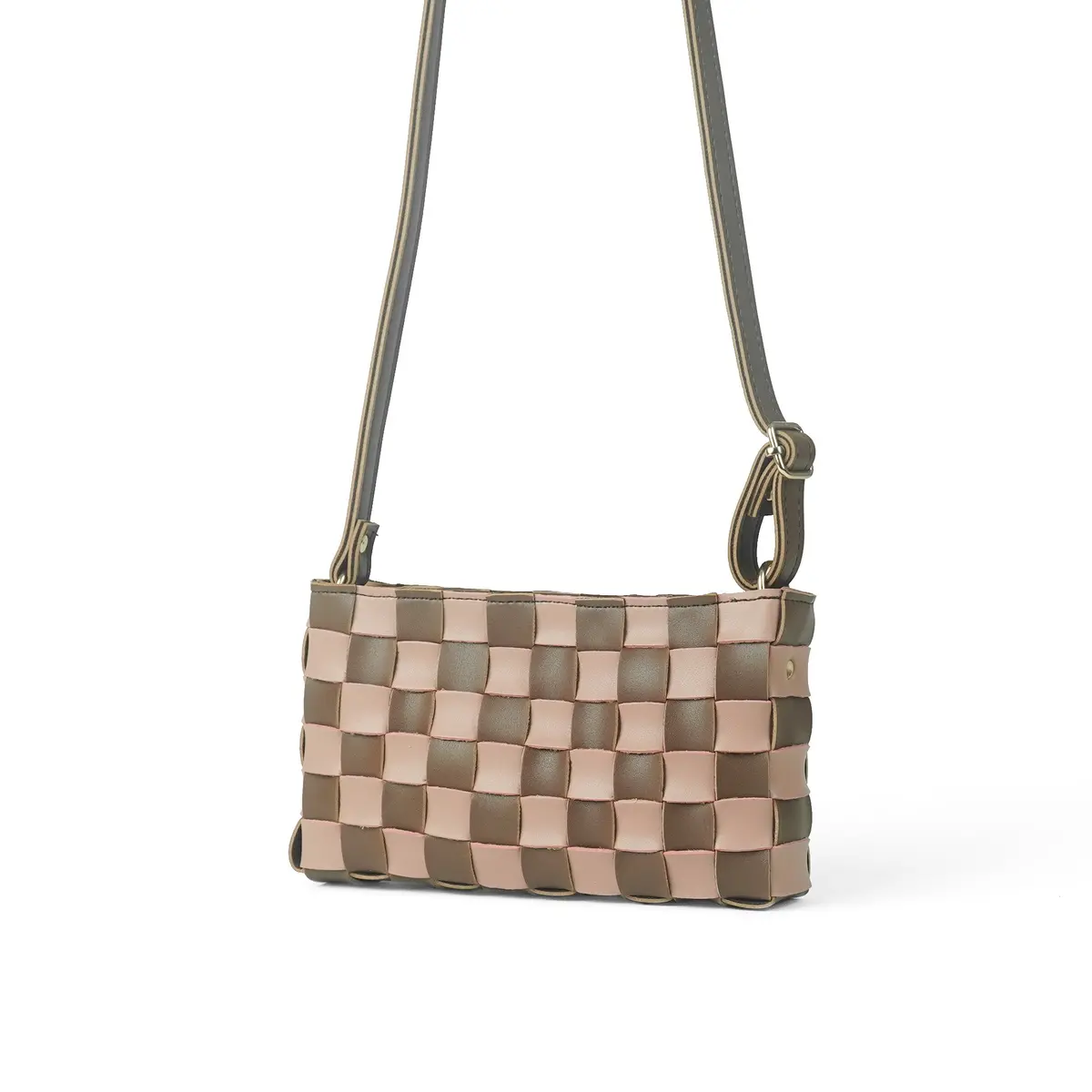 Cot Bag (Brown & Peach) 1