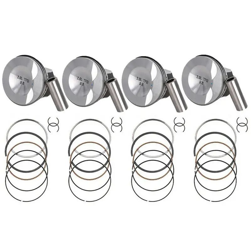 Pistons Set 06H107065am For Vw Gti Passat Tiguan Audi Tt A3 A4 Q5 2.0L (Φ21mm ) 1