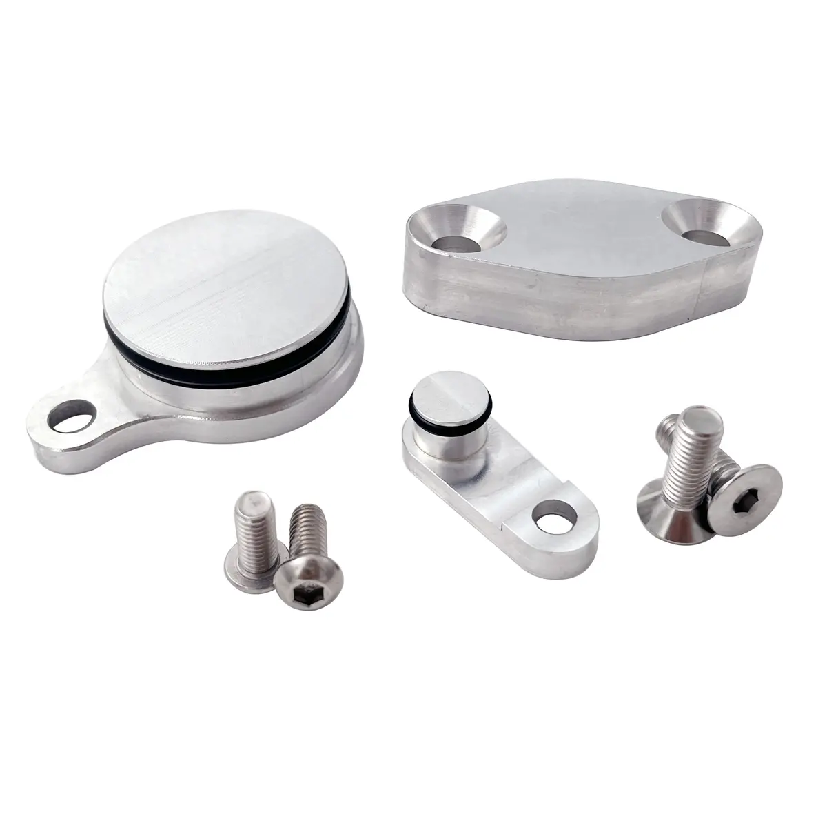 For 5.3L 6.0L Ls Egr+Evap Valve Block Off Plates Kit Purge Solenoid Plug Intake/Exhaust Lm7 Generic 1
