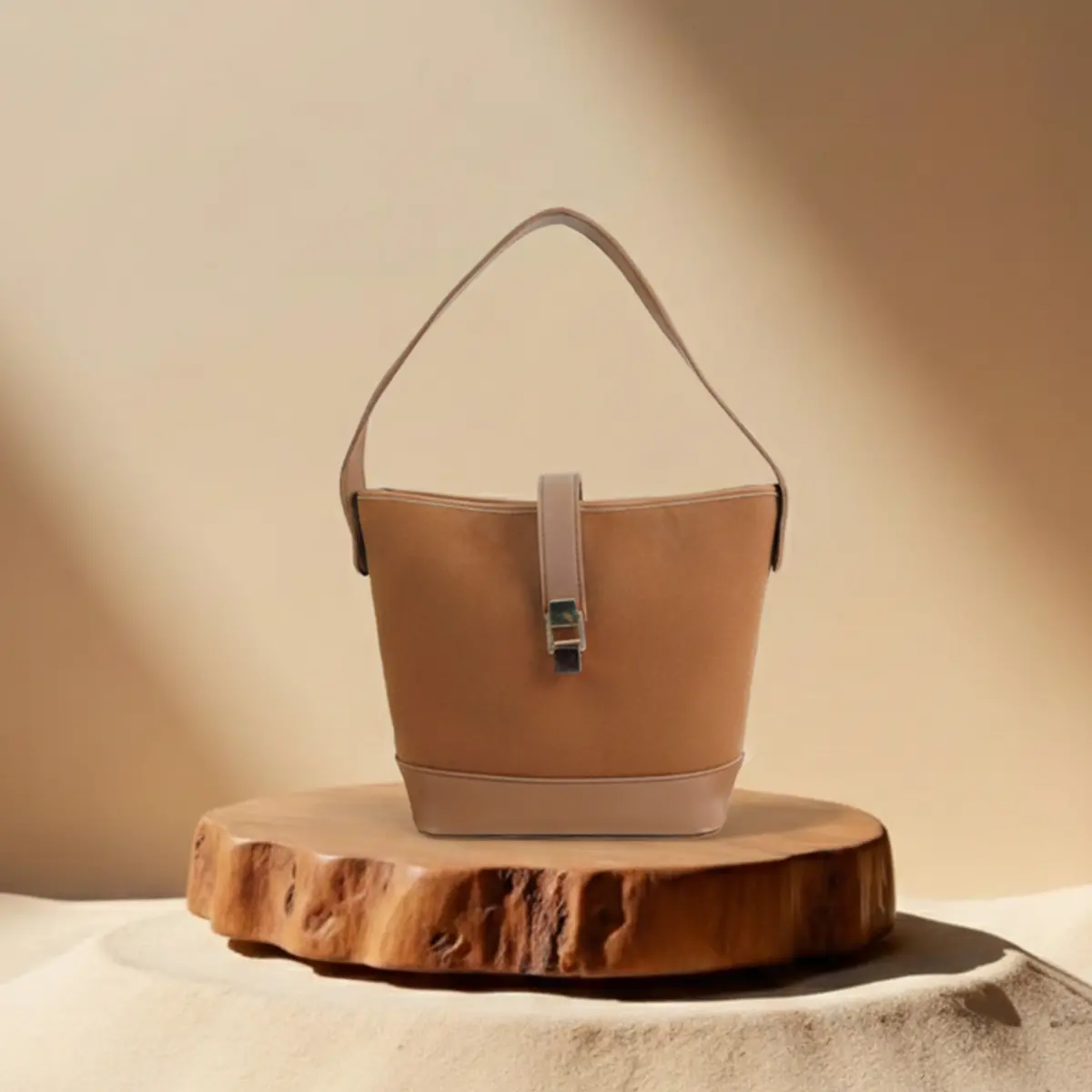 Solea Bucket Bag Brown 1