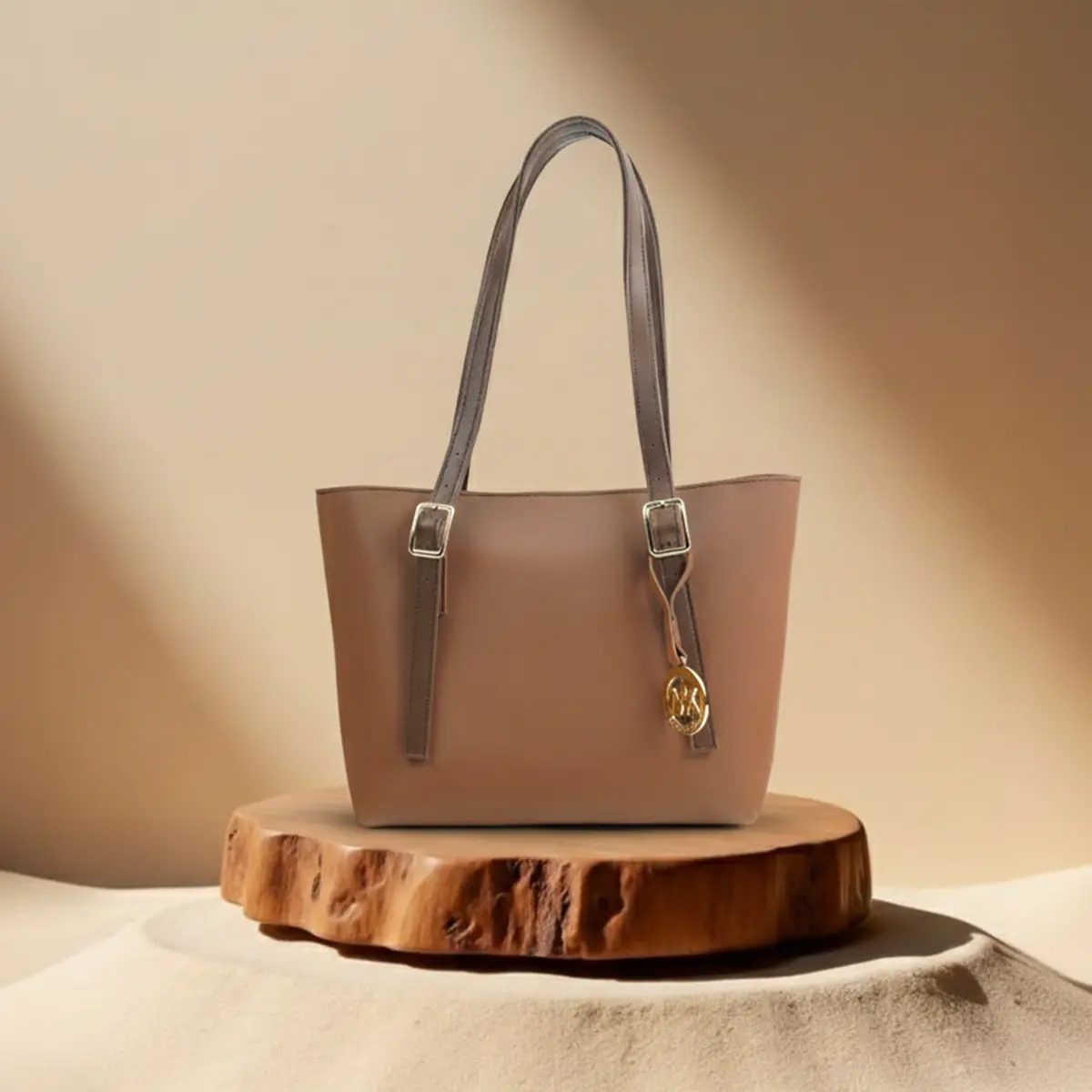 Elara Tote Bag Brown 1
