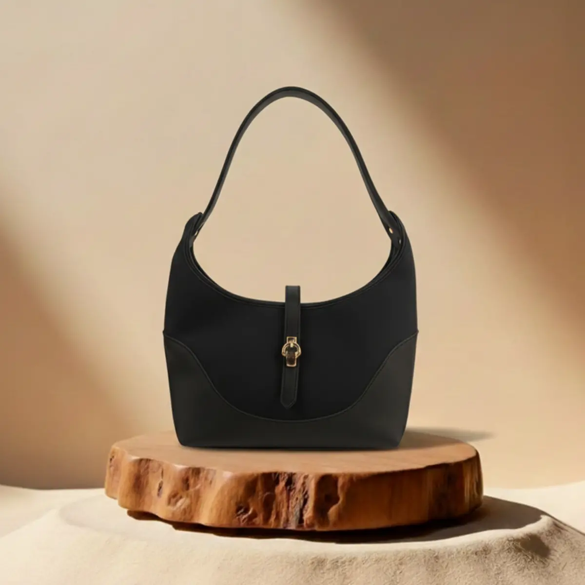 Lunara Hobo Bag Black 1