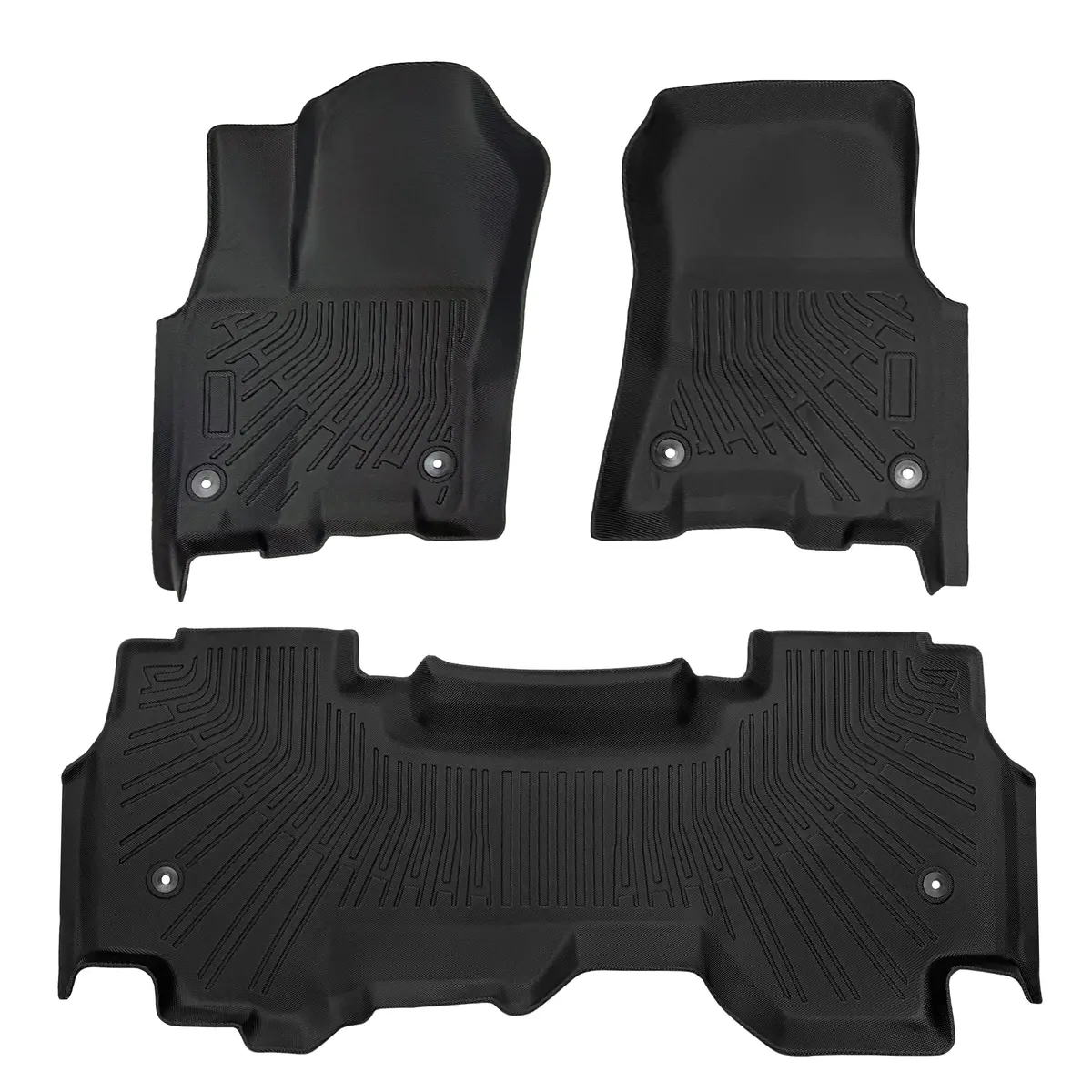 Seguler All-Weather Tpe Floor Mats For 2025-2026 Dodge Ram 1500 Quad Cab 1