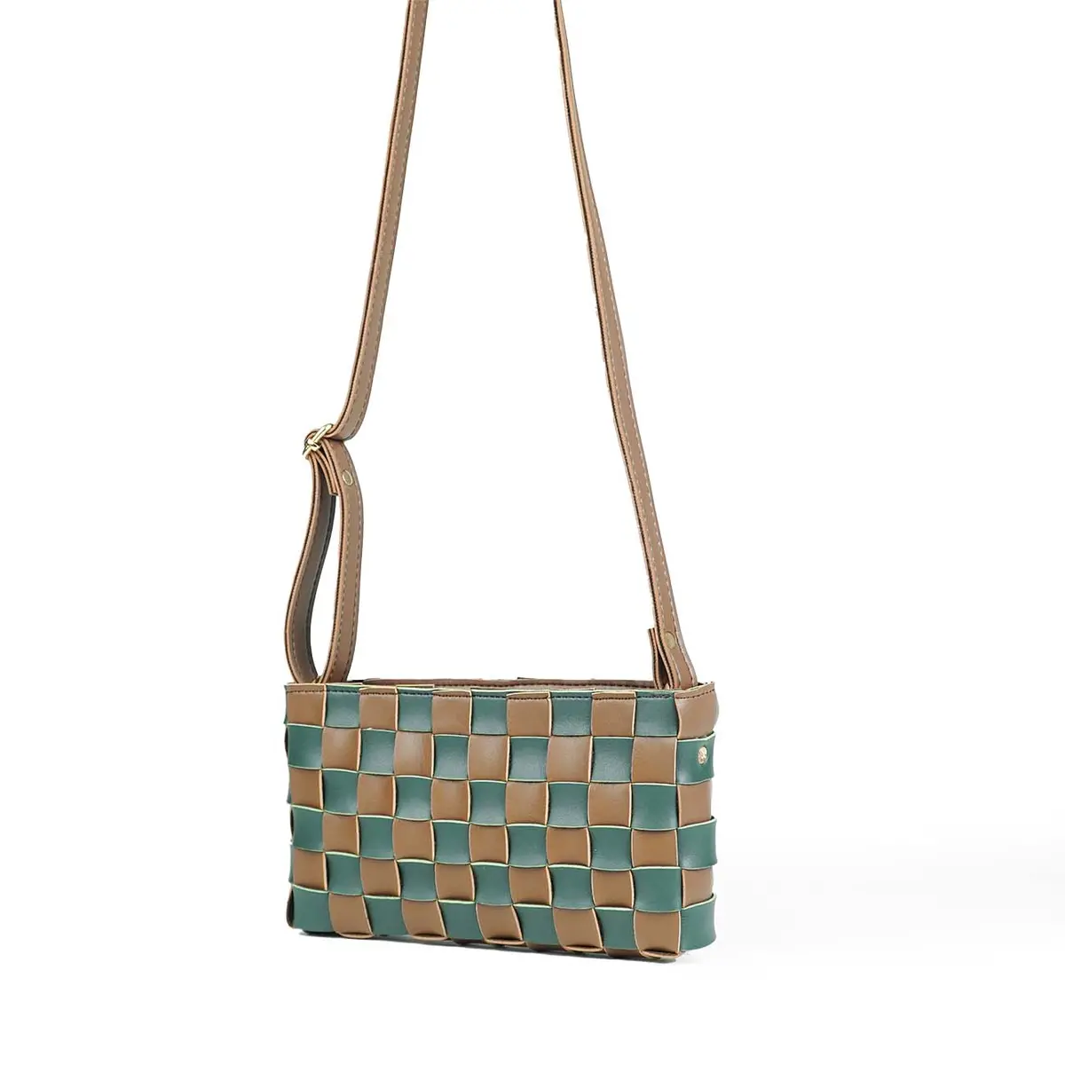 Cot Bag (Green & Brown) 1