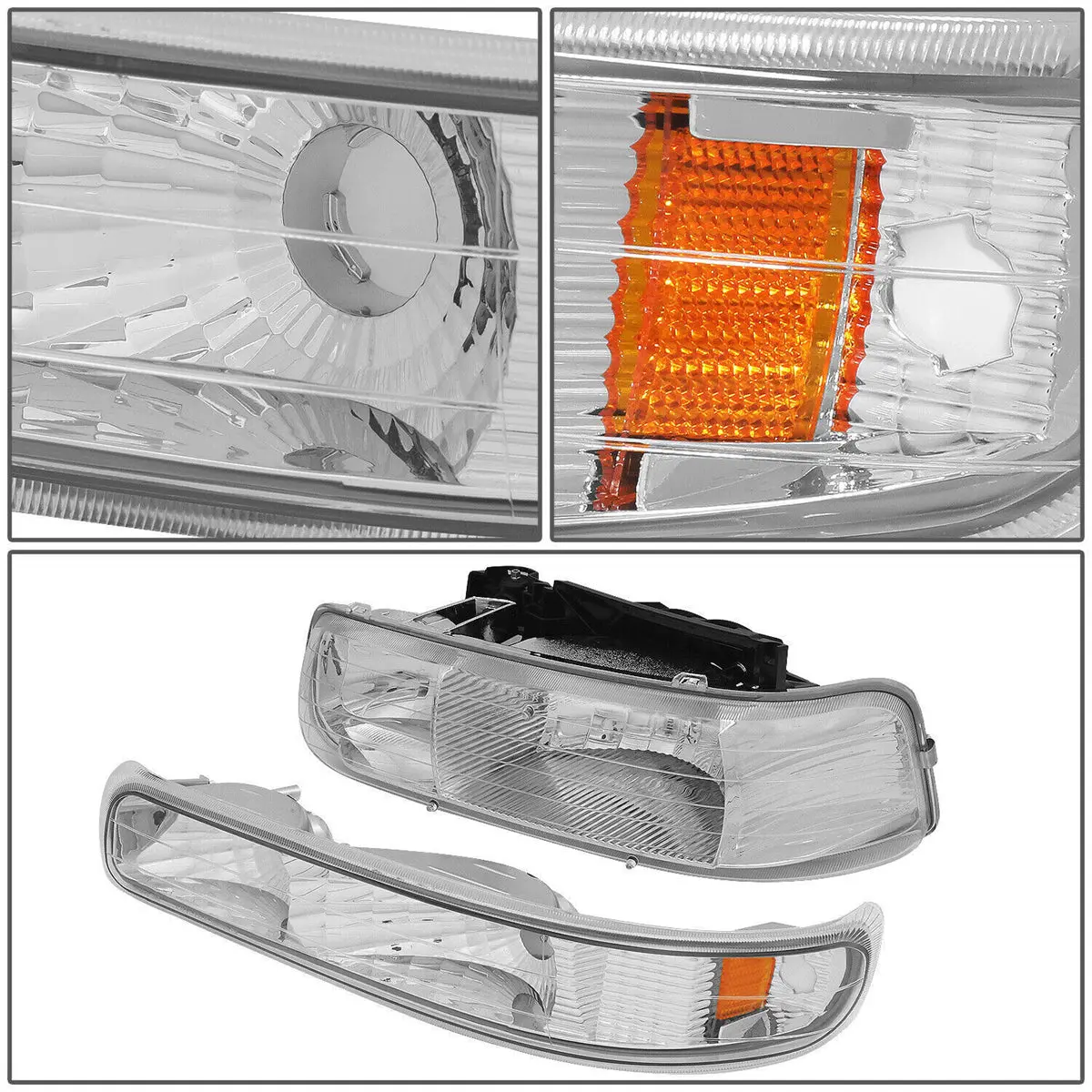 Daysyore 2Pcs Headlight Assembly For 1999 To 2006 Chevrolet Silverado 2500 1
