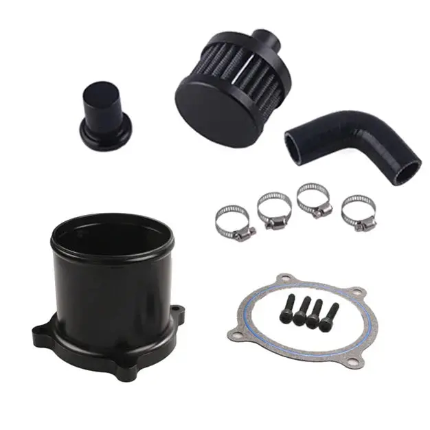 Seguler 2007.5-2018 6.7L Dodge Ram Cummins 2500 3500 Diesel Ccv Black Crankcase Ventilation & Egr Valve Delete Kit 1