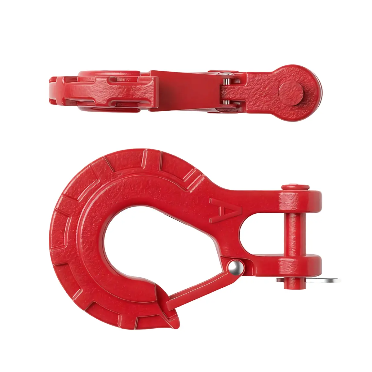 Seguler 3/8" Forged Steel Winch Hook 33,000 Lbs Max Strength With Integrated Safety Latch 2