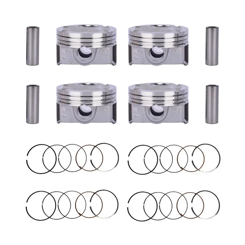 Daysyore Piston & Rings Kit 23041-2B600 23041-2B610 For 2012-2017 Hyundai Kia Accent Rio 1.6L Dohc 1