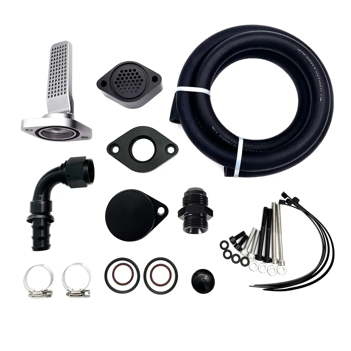 Seguler 2011-2023 6.7L Ford Powerstroke Ccv Pcv Reroute Engine Ventilation Kit 1