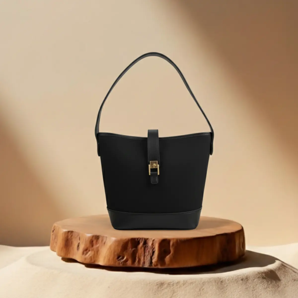 Solea Bucket Bag Black 1