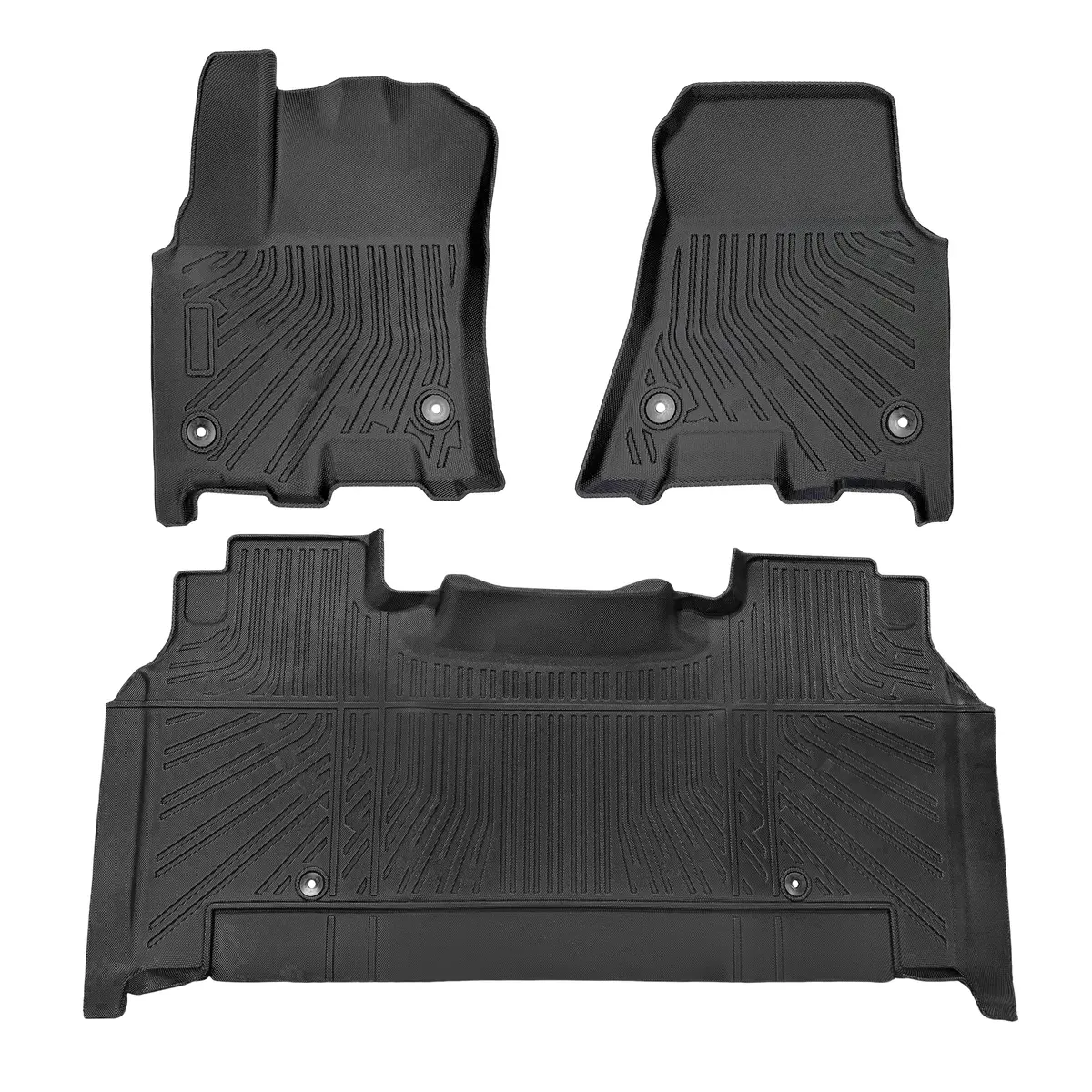 Seguler All-Weather Tpe Floor Mats For 2025-2026 Dodge Ram 1500 Crew Cab With Storage 1