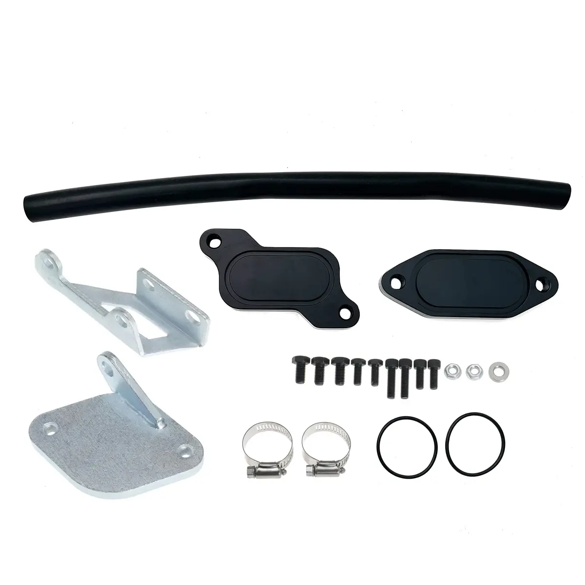 For 2006-2007 6.6L Chevrolet Silverado Classic Gmc Duramax Lbz Diesel Egr Valve Cooler Delete Kit 1