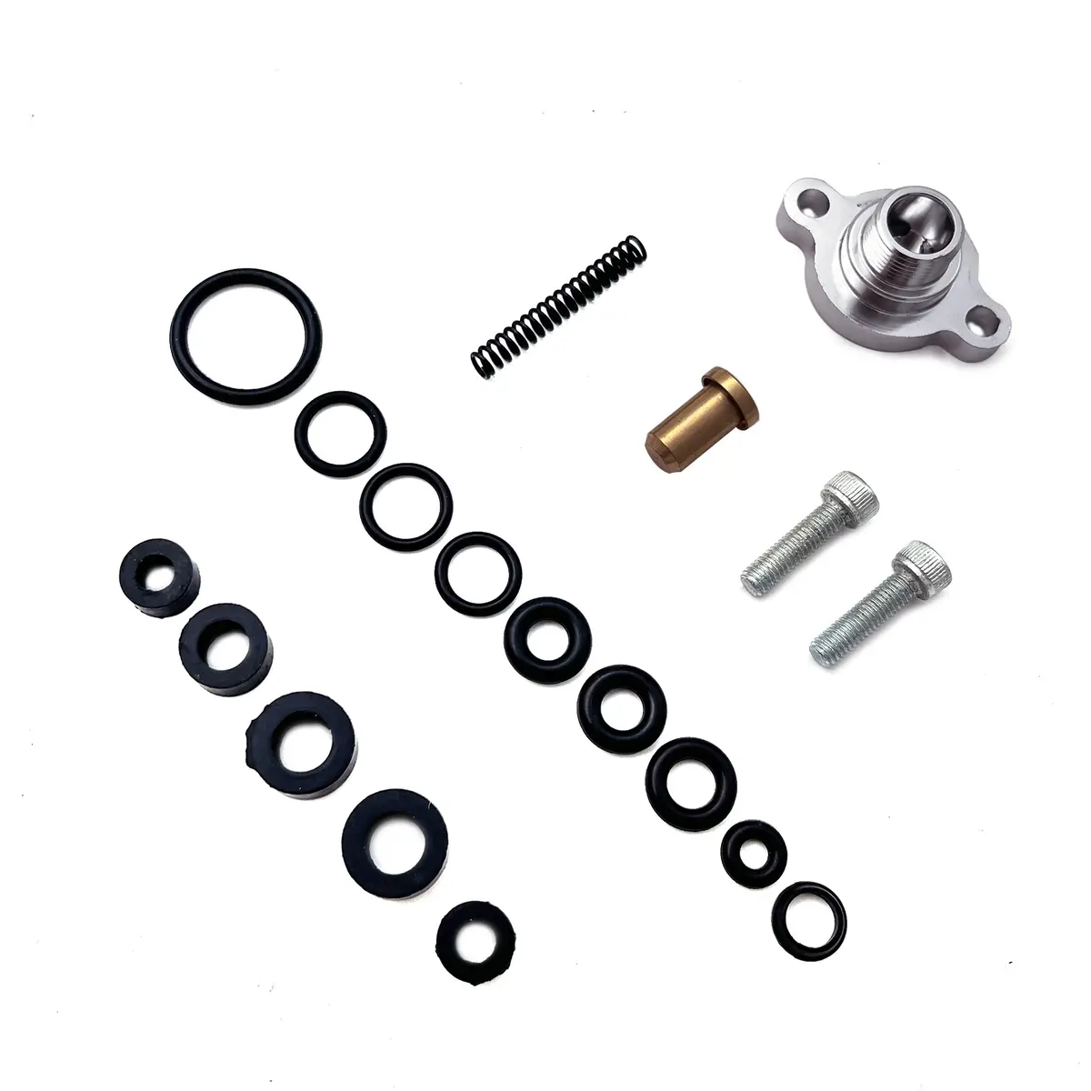 For 1999-2003 7.3L Ford F250 F350 F450 F550 Powerstroke Diesel Fuel Pressure Regulator Valve Cap Blue Spring Kit 1