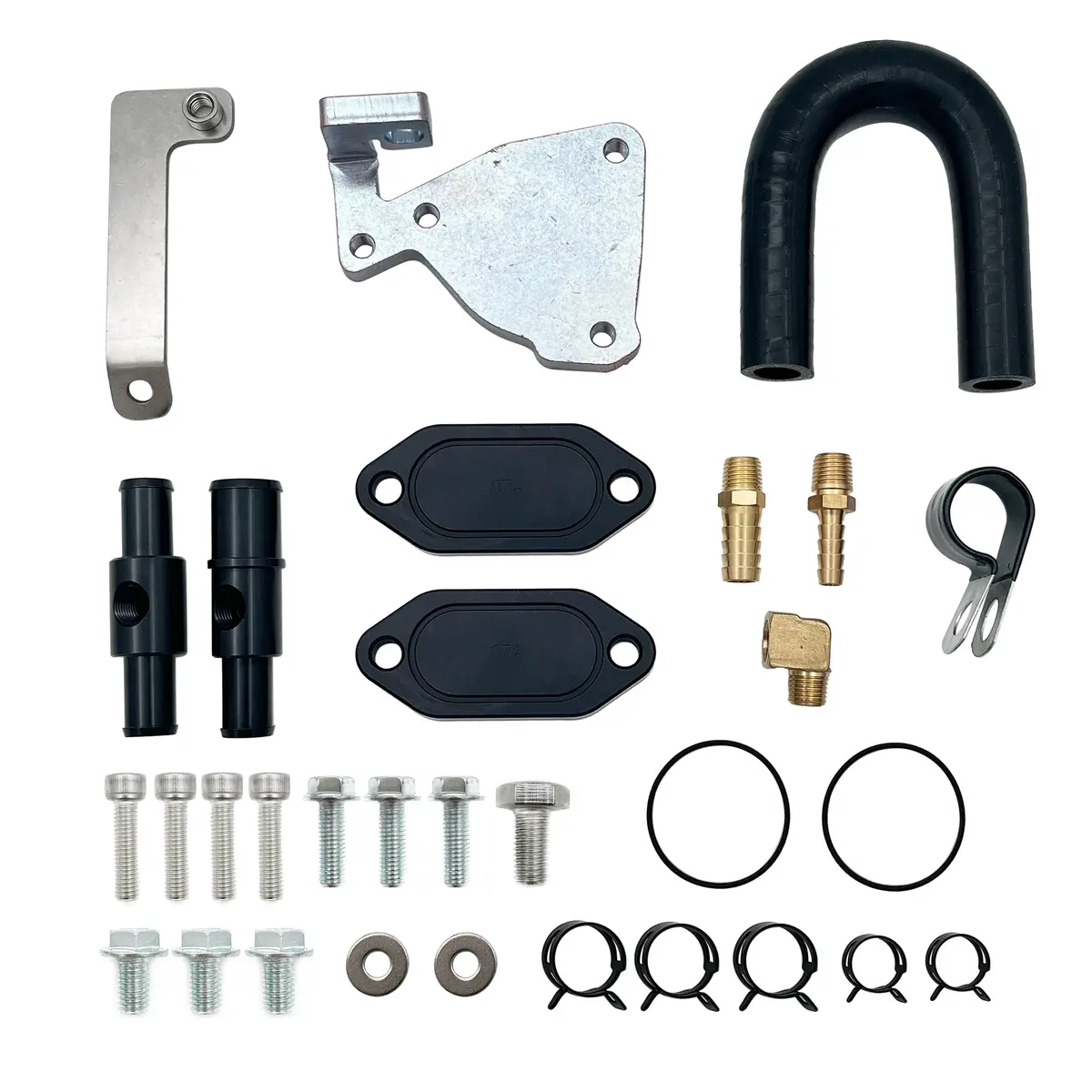 Seguler Egr Valve Cooler Delete Kit For 2011-2016 6.6L Chevy Duramax Lml 1