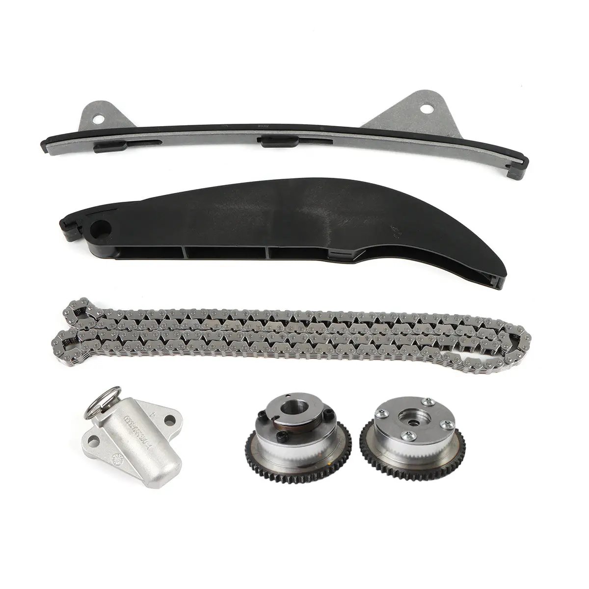Daysyore Timing Chain Kit Exhaust Intake Cvvt Gear 24321-2E000 For 2011-2014 Kia Soul Hyundai Elantra 2.0L 1.8L 1