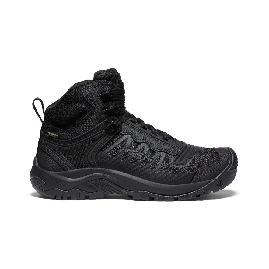 Men's Reno Waterproof Mid (Soft Toe)  |  Black/Black 1