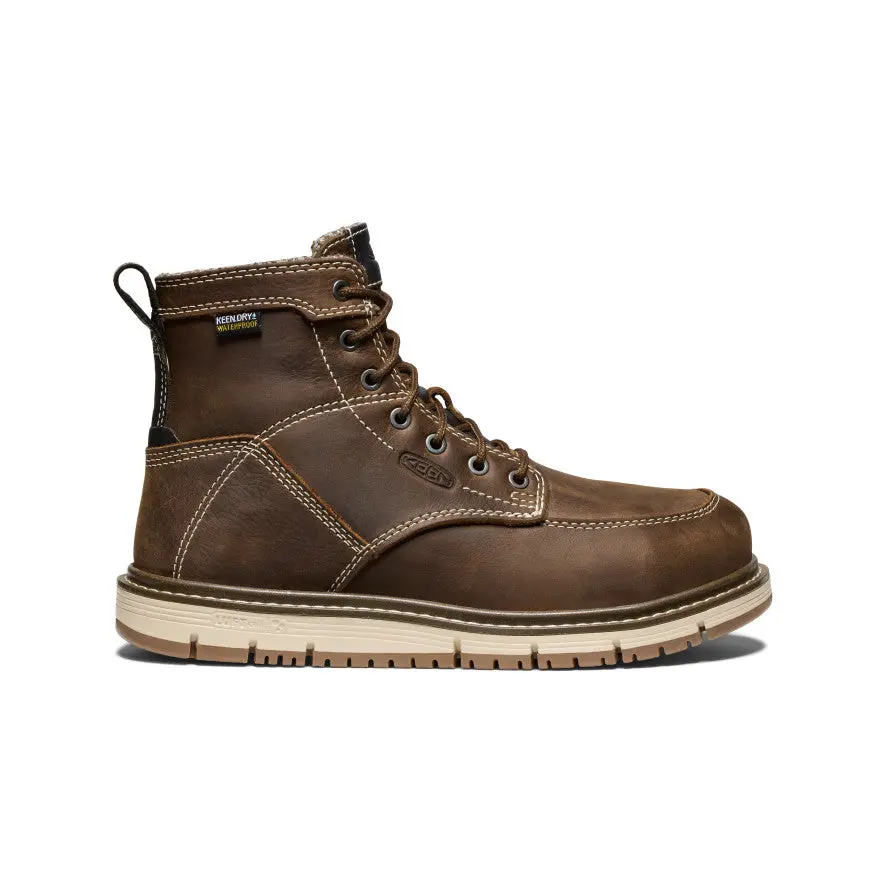 Women's San Jose 6" Waterproof Boot (Aluminum Toe)  |  Cascade Brown/Gum 1