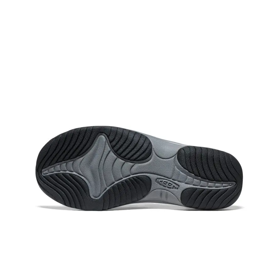 Men's Kona Leather Flip-Flop | Steel Grey/Black 6
