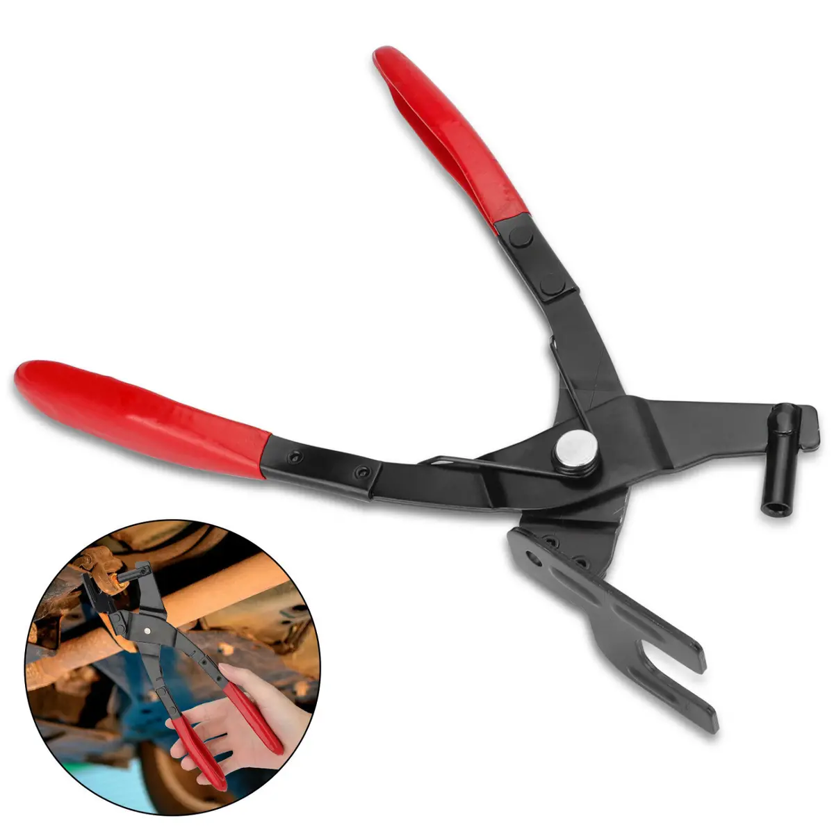 Exhaust Hanger Removal Pliers Grommets Removal Tool Muffler Rubber Hanger Pliers 1
