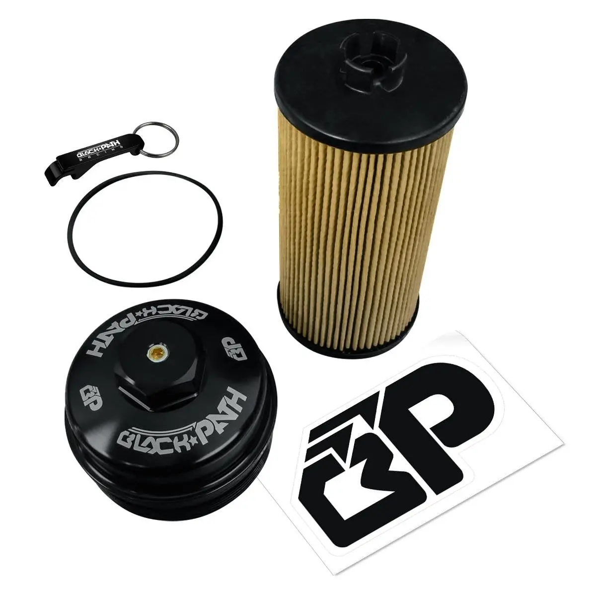 2003-2005 Ford Excursion Diesel Large Oil Filter Cap + Bosch Filter 1