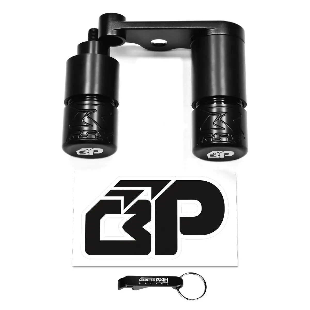2006-2009 Suzuki Gsx-R 600 Black No Cut Delrin Frame Sliders 1