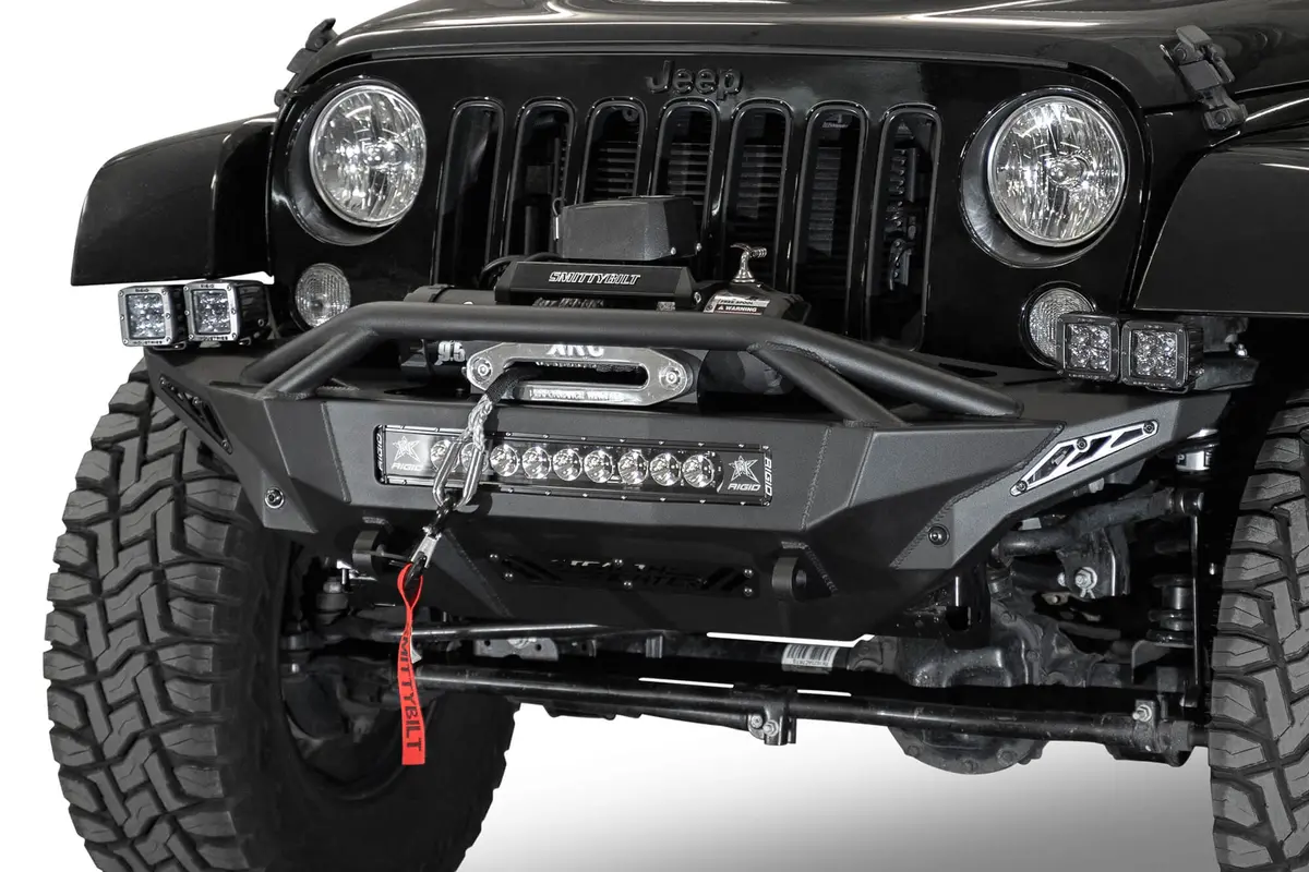 Addictive Desert Designs | Heritage | 2007 - 2018 Jeep Jk Stealth Fighter Winch Front Bumper - F951232080103 1