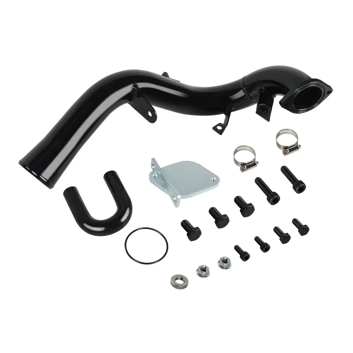Daysyore 2007.5-2010 6.6L Duramax Lmm Egr Delete Kit High Flow Intake Elbow Pipe Tube 1