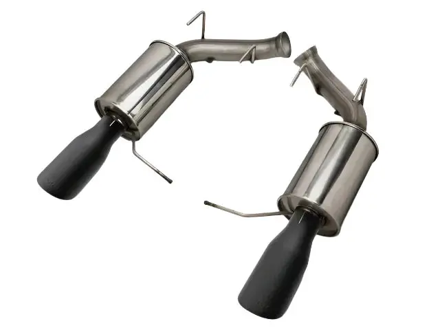 2011-2014 Roush Mustang Gt Black-Tip Axle-Back Exhaust 1