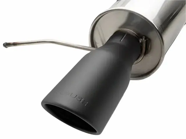 2011-2014 Roush Mustang V6 Black-Tip Axle-Back Exhaust 2