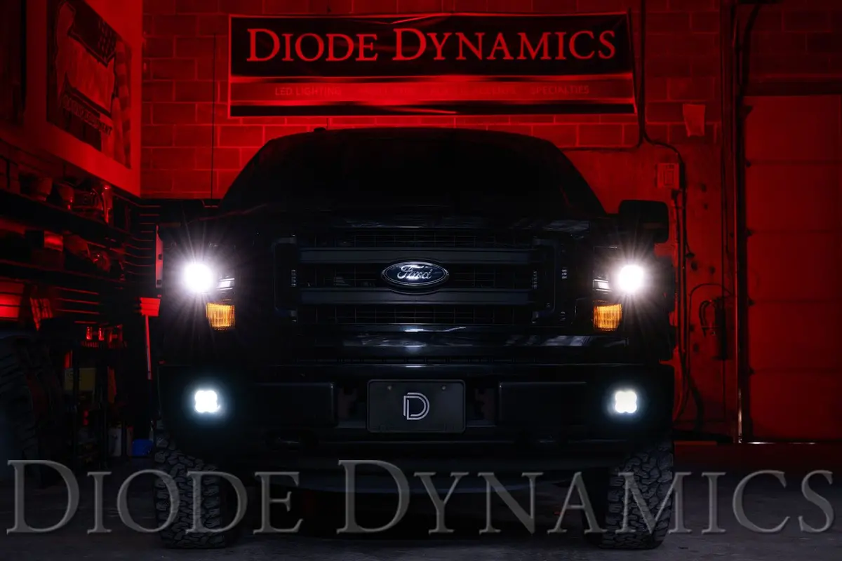 Diode Dynamics Ss3 Led Fog Light Kit For 2011-2014 Ford F-150 (W/ Amber Backlights) 5