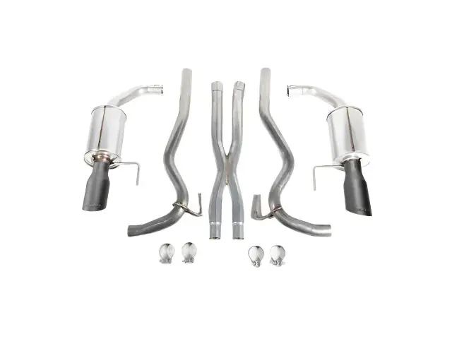 2015-2017 Roush Mustang Gt Black-Tip Cat-Back Exhaust 2