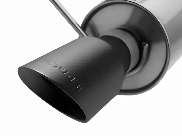 2015-2025 Roush Mustang V6 & Ecoboost Black-Tip Axle-Back Exhaust 2