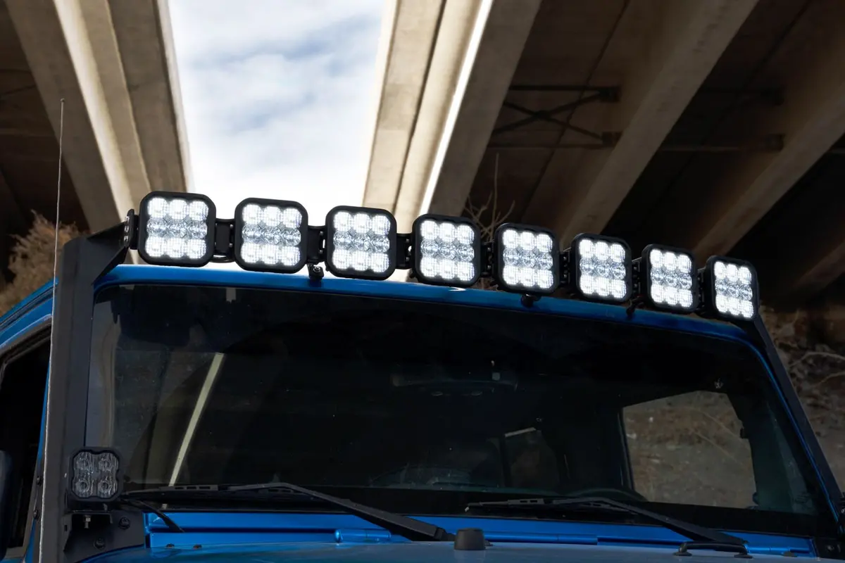Ss5 Windshield Crosslink Lightbar Kit For 2007-2018 Jeep Jk Wrangler 2