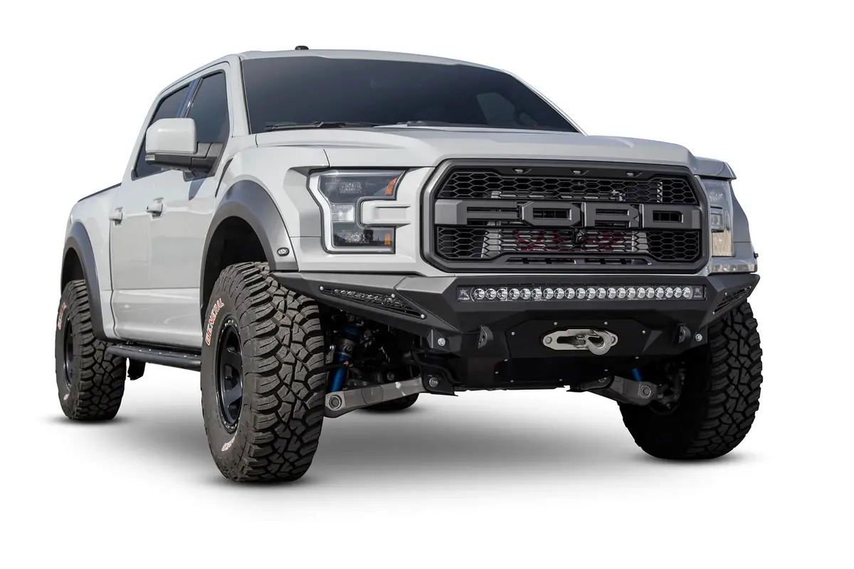 Addictive Desert Designs 2017-2020 Ford F-150 Raptor Stealth Fighter Winch Front Bumper - F111202860103 1