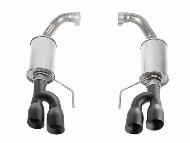 2018-2025 Roush Mustang Gt Black-Tip Axle-Back Exhaust 1