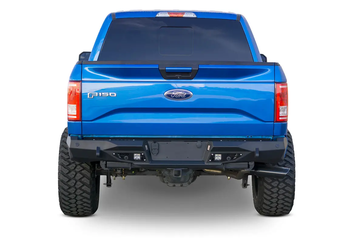 Addictive Desert Designs 2015 - 2020 Ford F-150 Stealth Fighter Rear Bumper W/ Backup Sensors - R181231280103 1