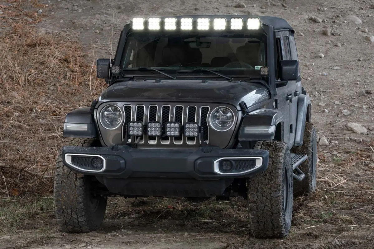 Ss5 Windshield Crosslink Lightbar Kit For 2018-2023 Jeep Jl Wrangler 3