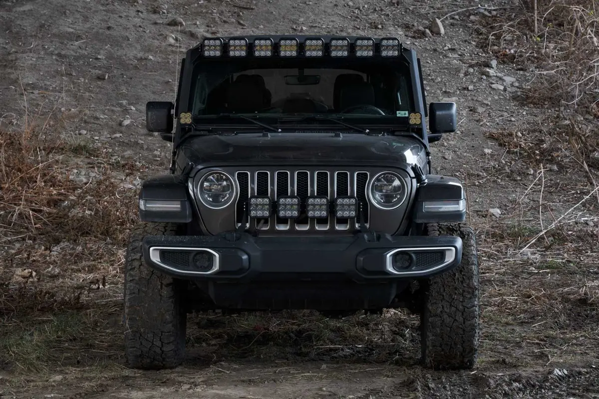 Ss5 Windshield Crosslink Lightbar Kit For 2018-2023 Jeep Jl Wrangler 4