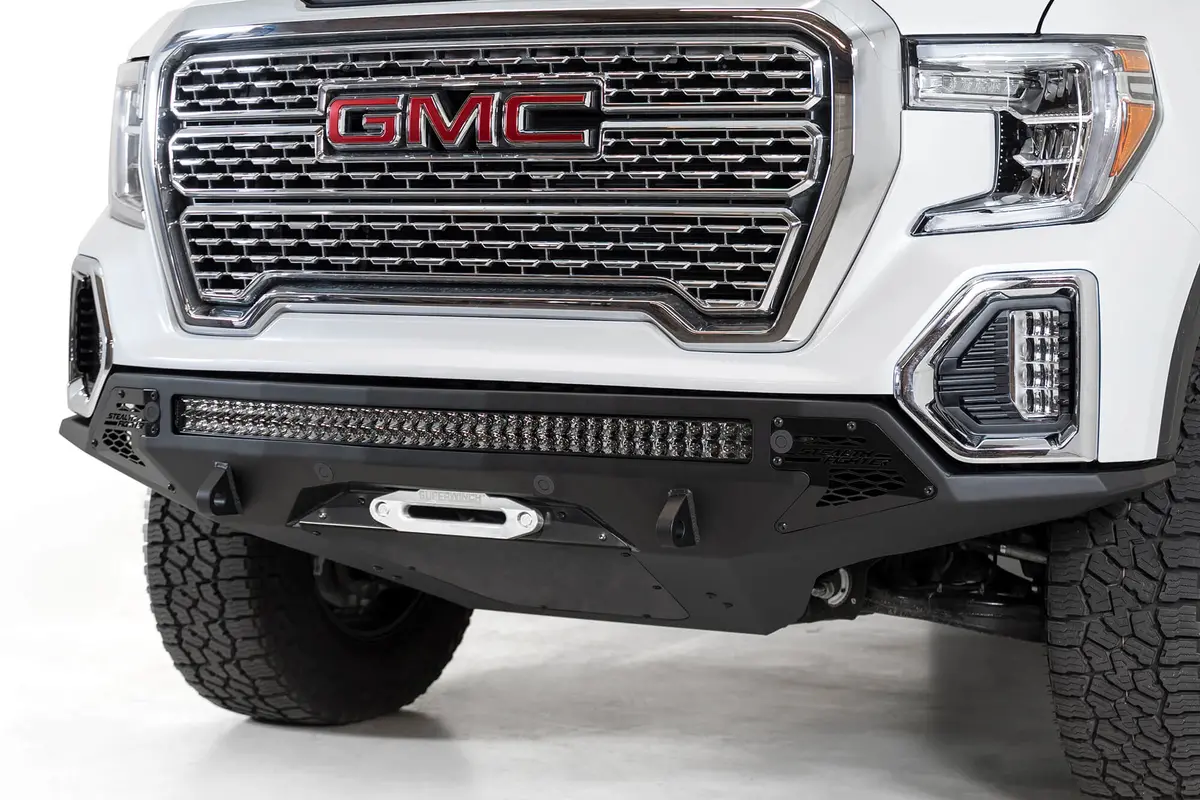 Addictive Desert Designs | Heritage | 2019-2022 Gmc Sierra 1500 Stealth Fighter Winch Front Bumper - F471423030103 1