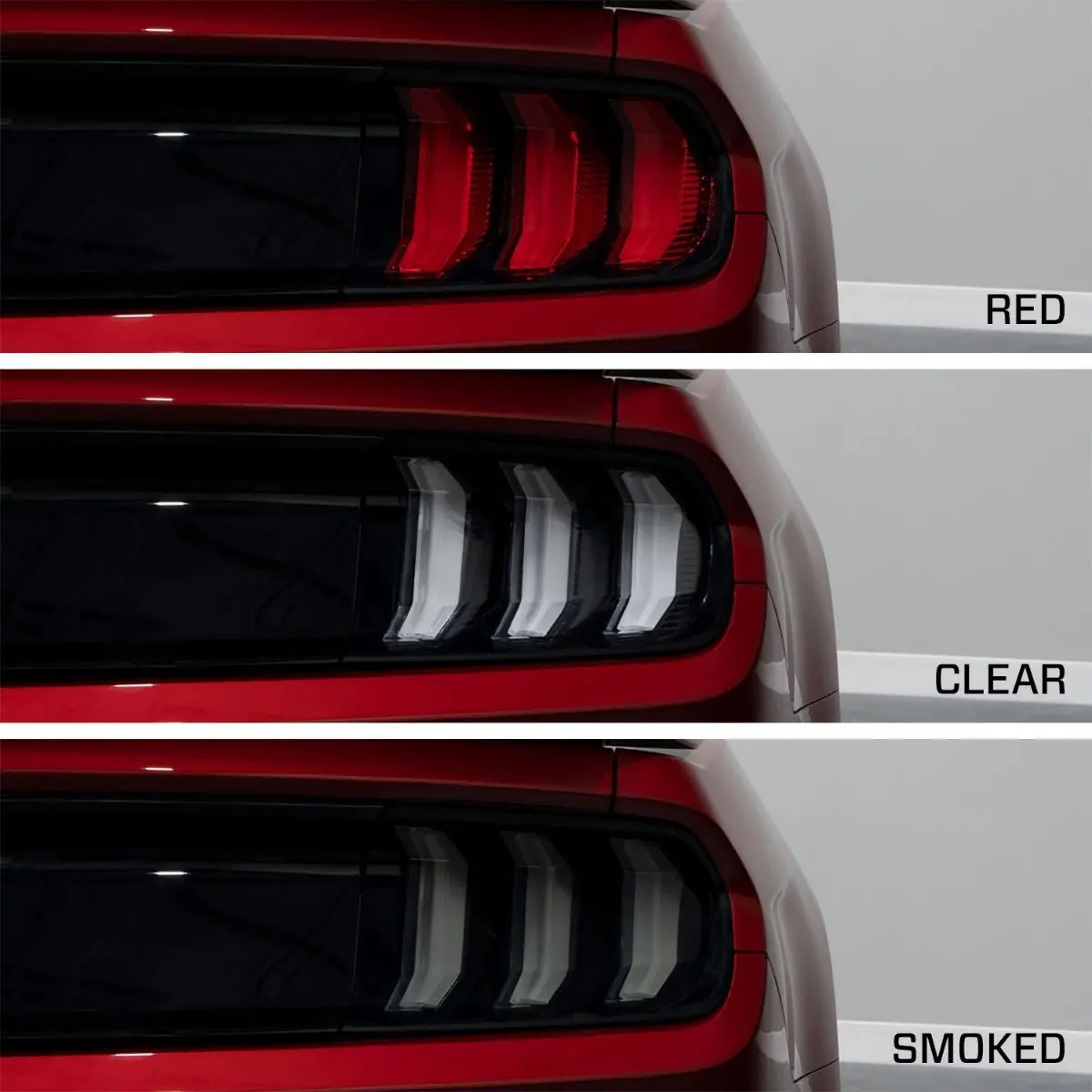 2015-2023 Ford Mustang Led Taillights Red, Clear, Or Smoked Lens Pair Form Lighting - Fl0006 Fl0007 Fl0008 1