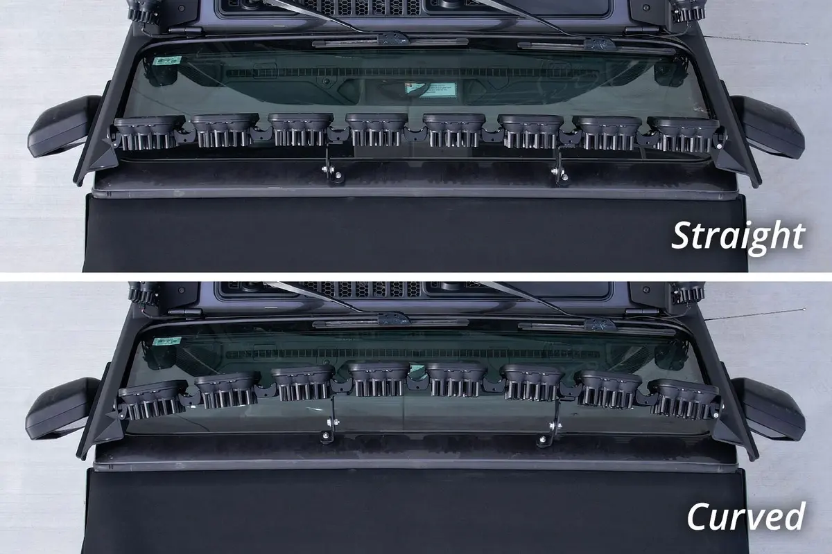 Ss5 Windshield Crosslink Lightbar Kit For 2018-2023 Jeep Jl Wrangler 5