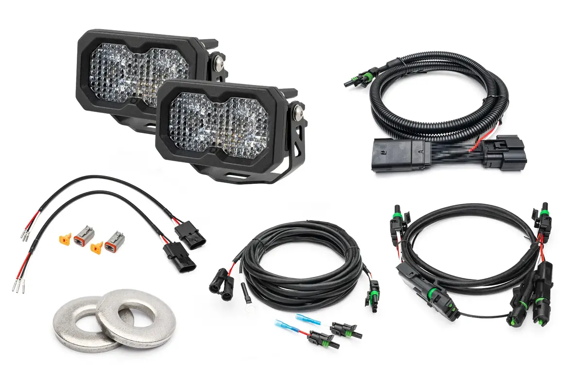 Spv Parts 2021-2026 Ford F-150 Raptor Rear Diode Dynamics Ss2 Series Reverse Light Kit (No Drill) Red Backlight Rear Led 3